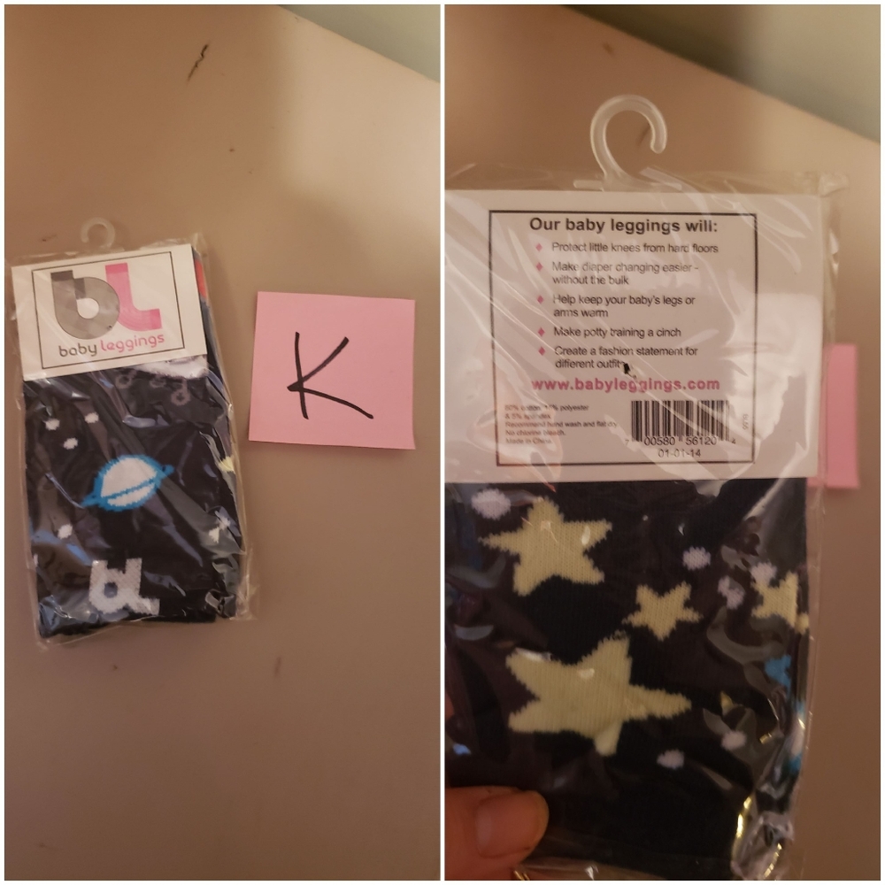 Baby leggings 2 pks
